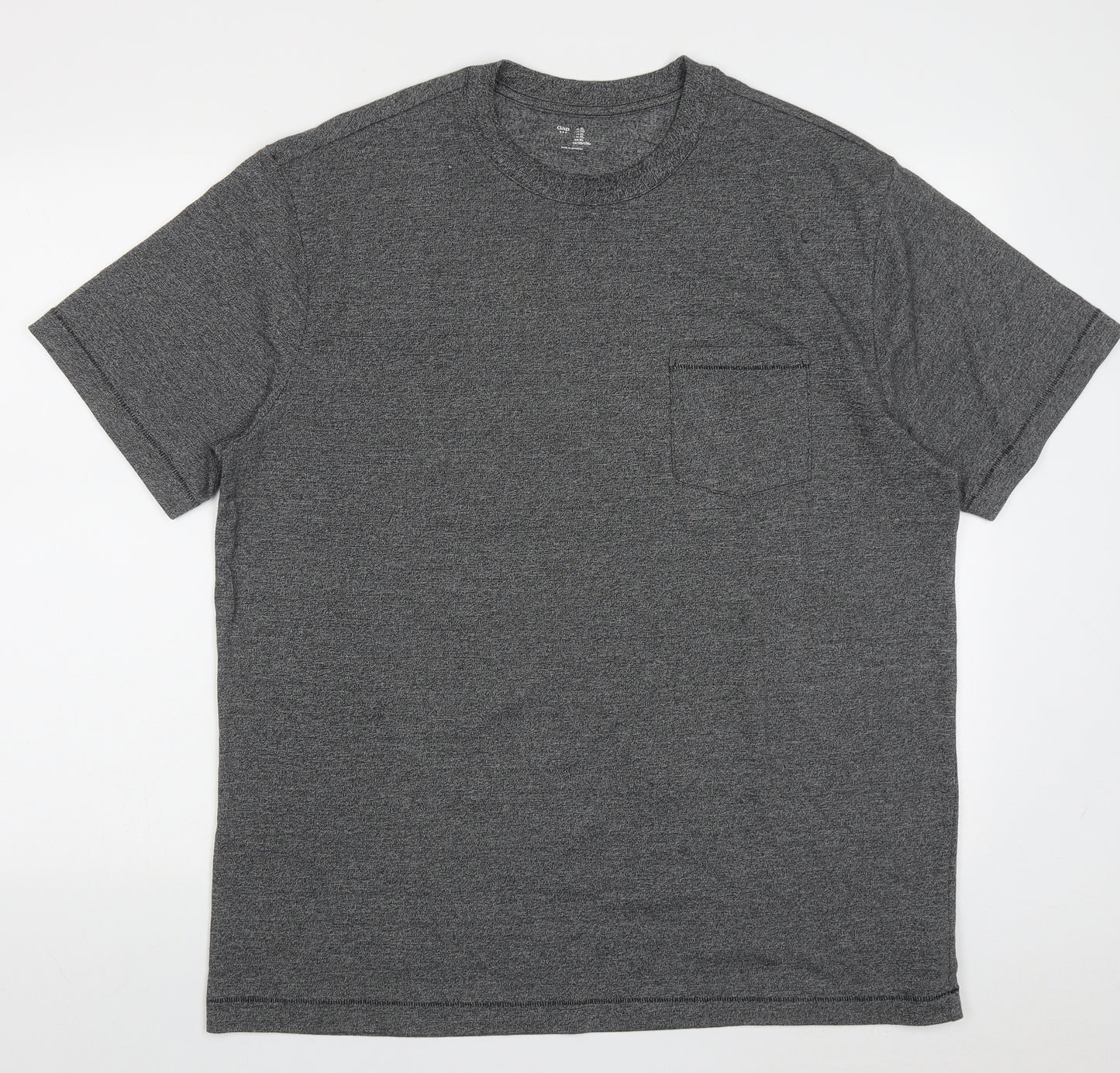 Gap Mens Grey  Cotton  T-Shirt Size XL Crew Neck