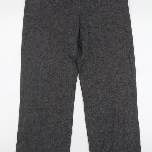 Autonomy Womens Grey  Polyester Trousers  Size 10 L31 in Regular Button