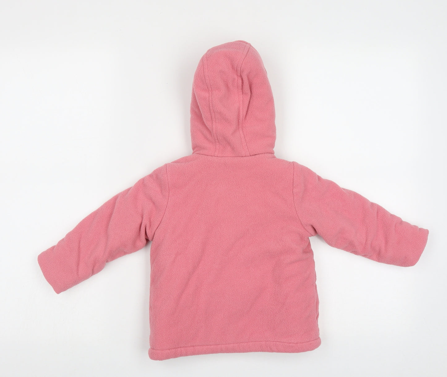 TOM TAILOR Girls Pink   Basic Jacket Jacket Size 18 Months   Zip - Bear Ear Hood