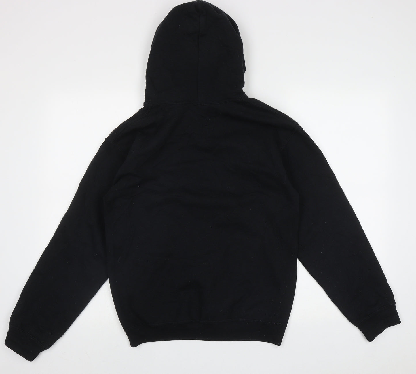 Gildan Mens Black  Cotton Pullover Hoodie Size S   - imagine religion