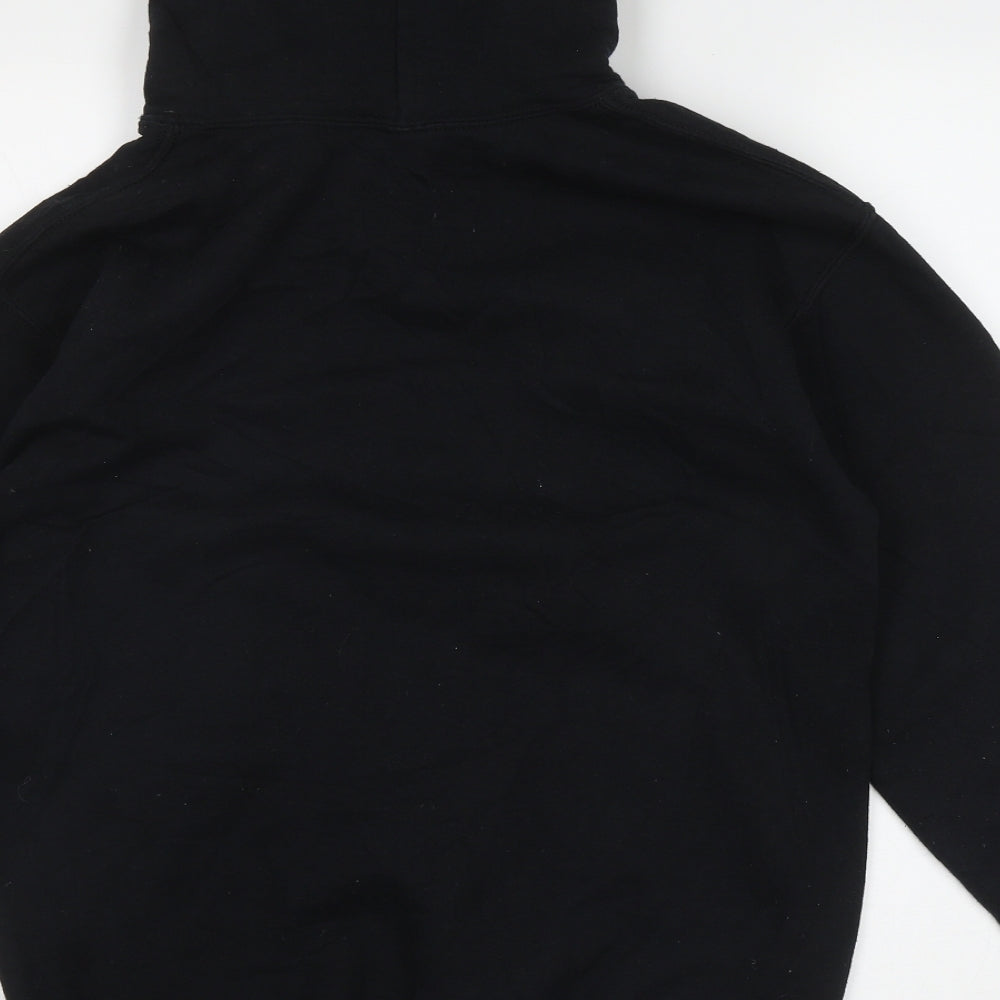 Gildan Mens Black  Cotton Pullover Hoodie Size S   - imagine religion