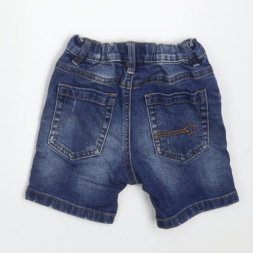 NEXT Boys Black  Cotton Shorts Outfit/Set Size 12-18 Months  Button