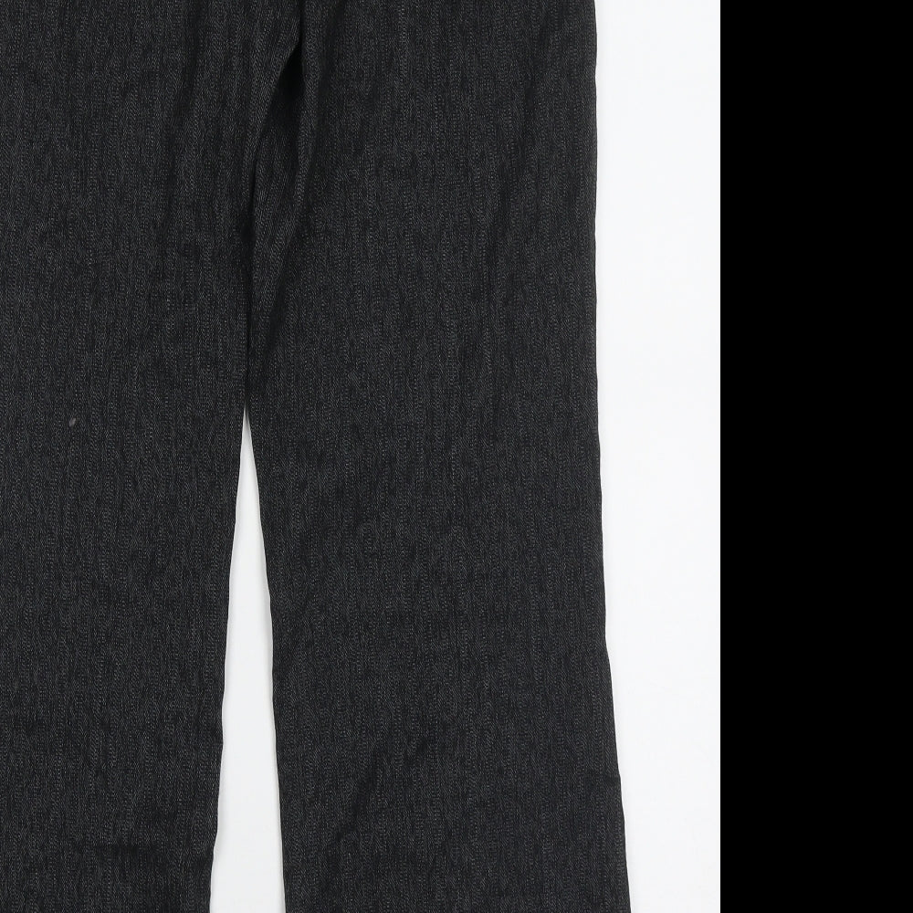 NEXT Womens Grey  Polyacrylate Fibre Trousers  Size 10 L30 in Regular Hook & Eye