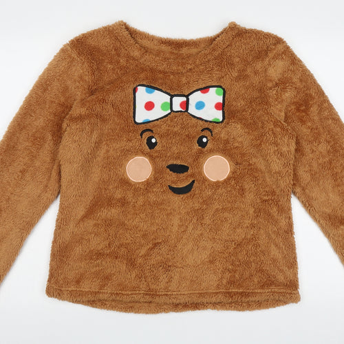 George Womens Brown  Polyester  Pyjama Top Size 14   - Pudsey