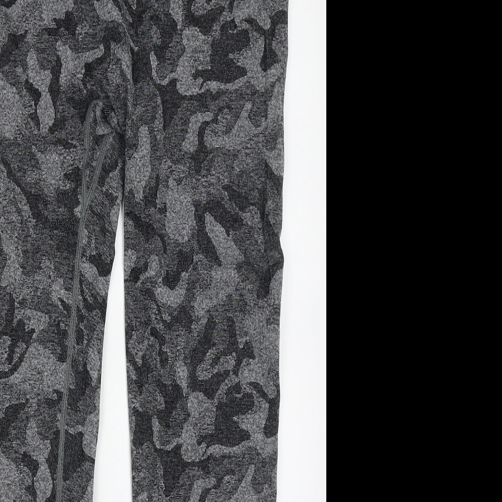 Dunnes Stores Womens Grey  Nylon Capri Leggings Size XL L25 in