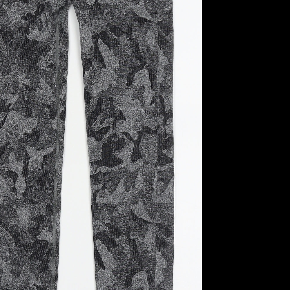 Dunnes Stores Womens Grey  Nylon Capri Leggings Size XL L25 in