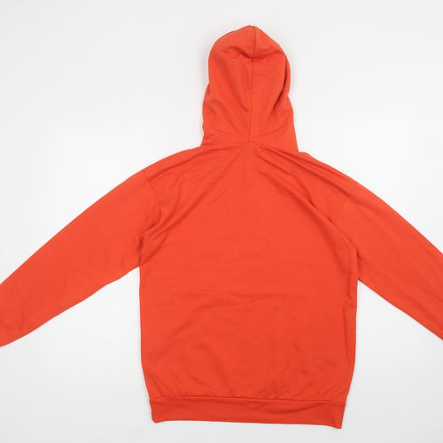 Missguided Womens Orange  Polyester Pullover Hoodie Size 6