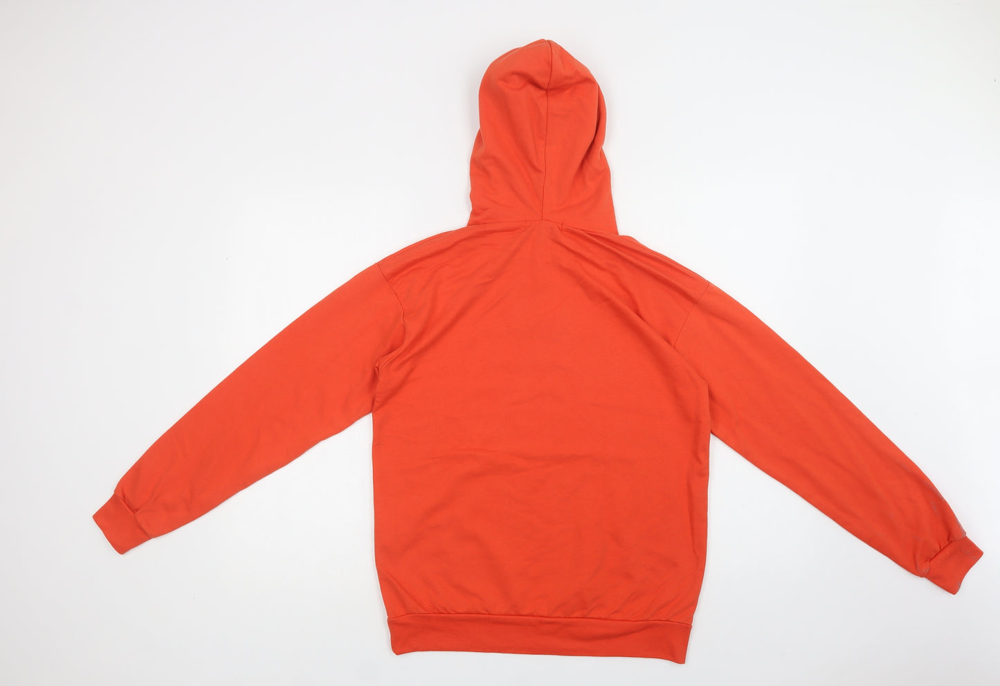 Missguided Womens Orange  Polyester Pullover Hoodie Size 6