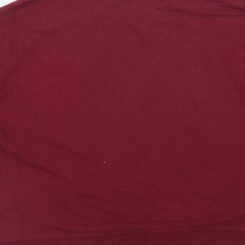 H&M Womens Purple  Cotton Pullover Sweatshirt Size S   - Heart
