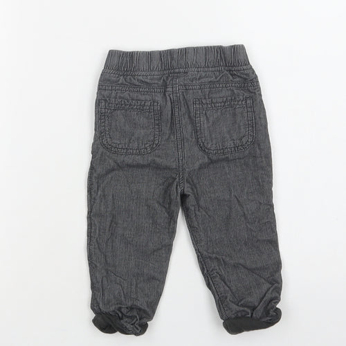 TU Baby Grey  Cotton Jogger Trousers Size 9-12 Months