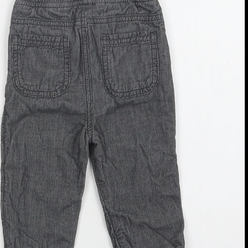TU Baby Grey  Cotton Jogger Trousers Size 9-12 Months
