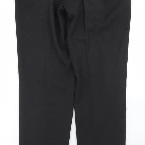 1880 Club Mens Grey  Polyester Dress Pants Trousers Size 30 in L32 in Regular Hook & Eye