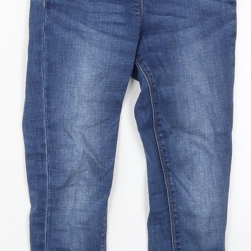NEXT Girls Blue  Cotton Skinny Jeans Size 7 Years  Regular