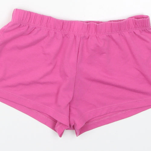 Ping Pop Girls Pink  Polyester Sweat Shorts Size 8 Years  Regular  - Sleep Shorts