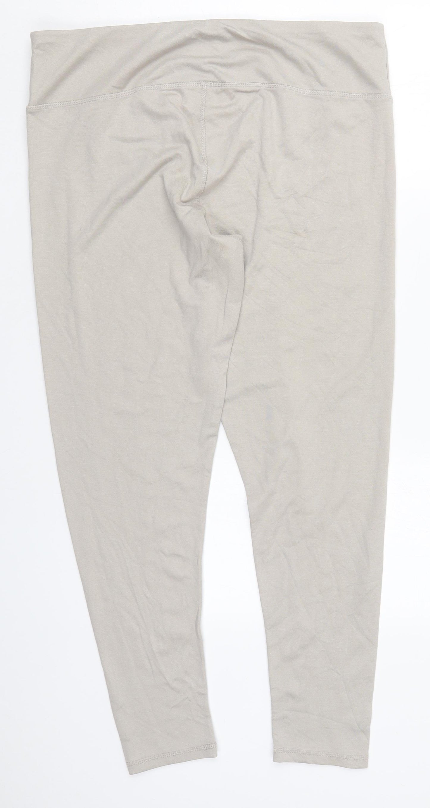Primark Womens Grey  Nylon Carrot Leggings Size 18 L29 in