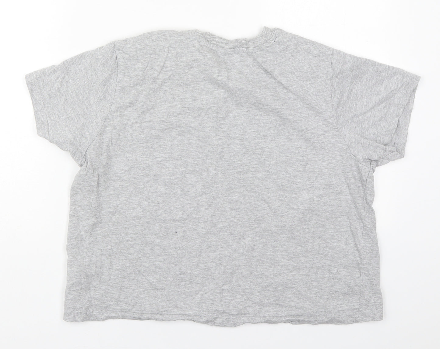 Primark Womens Grey  Cotton Top Pyjama Top Size 18   - Day Off