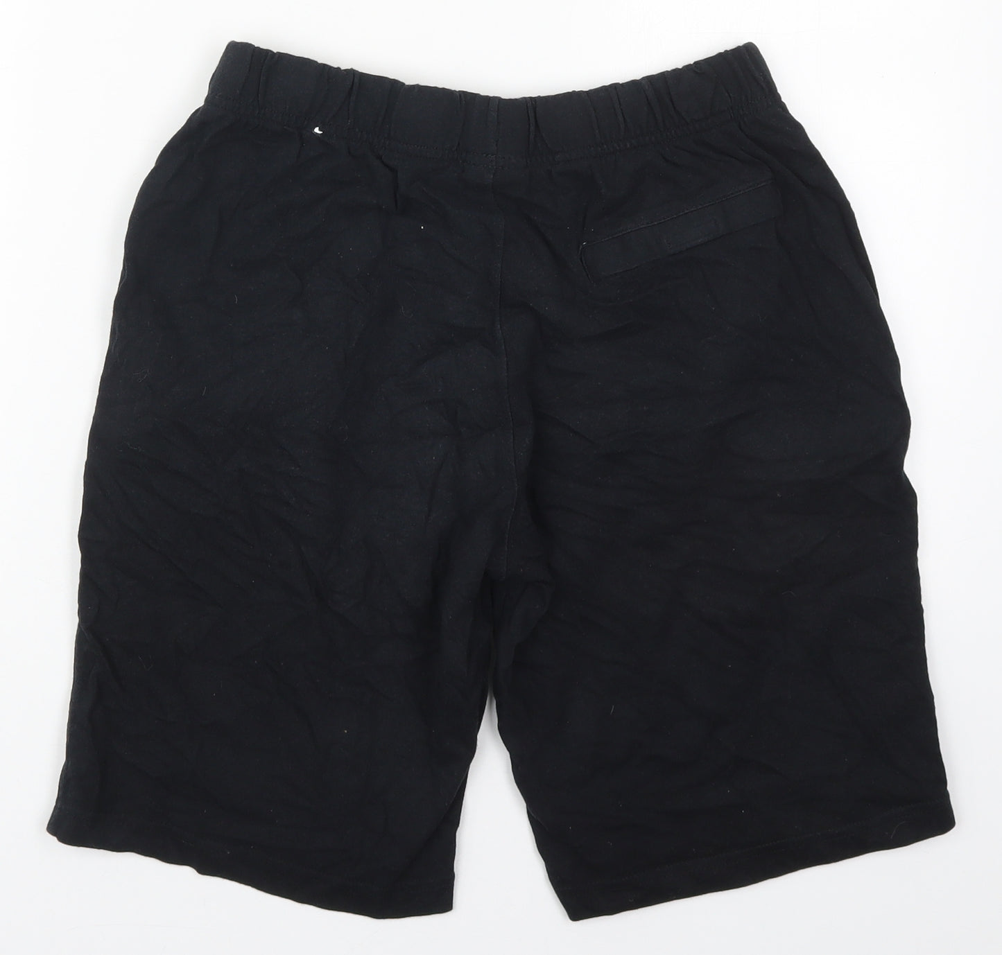 Nike Mens Black  Cotton Sweat Shorts Size M L9 in Regular