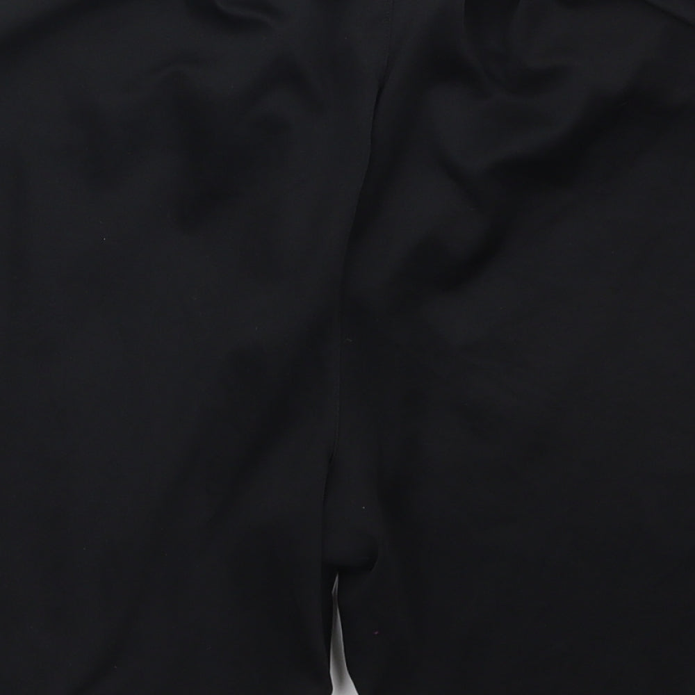Uhlsport Mens Black  Polyester Sweat Shorts Size L L8 in Regular Drawstring - Ballymena UTD FC