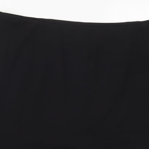 Artigiano Womens Black  Polyester Swing Skirt Size 22   Zip