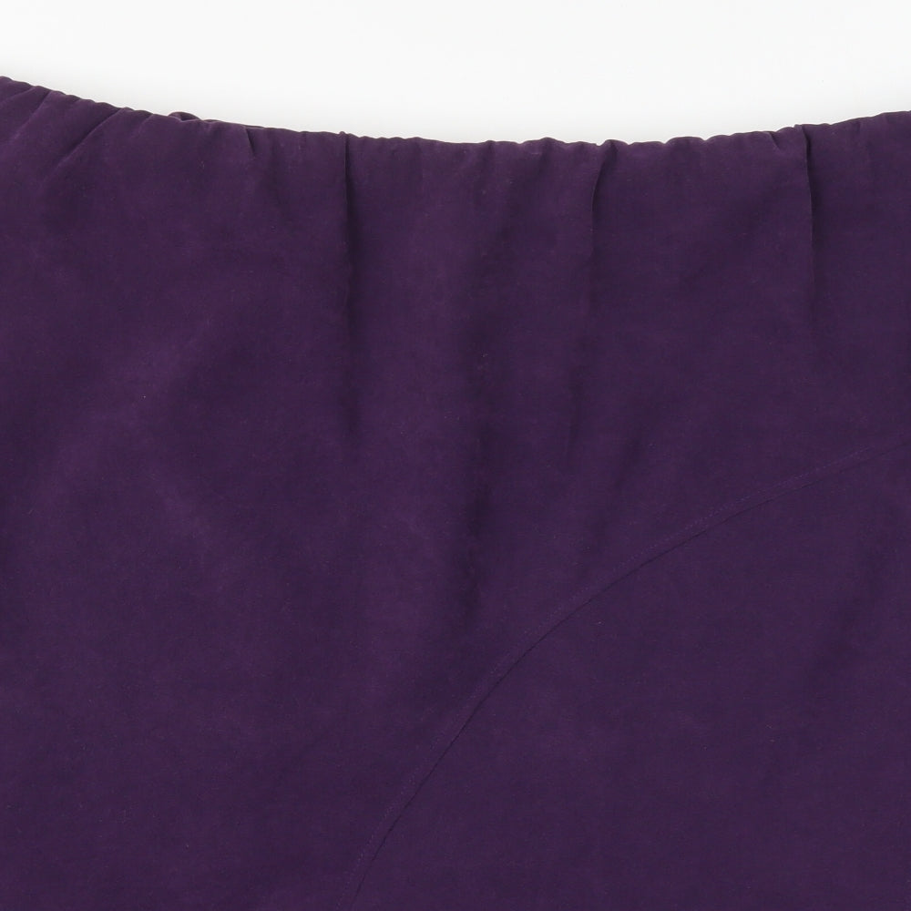 Penny Plain Womens Purple  Polyester Swing Skirt Size 22