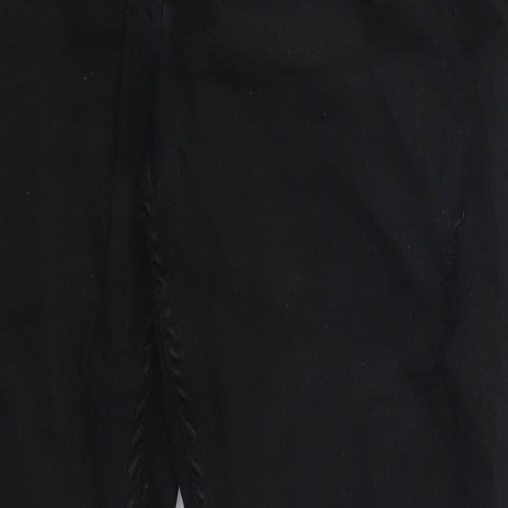 Denim Co Mens Black  Cotton Skinny Jeans Size 38 L30 in Regular Button