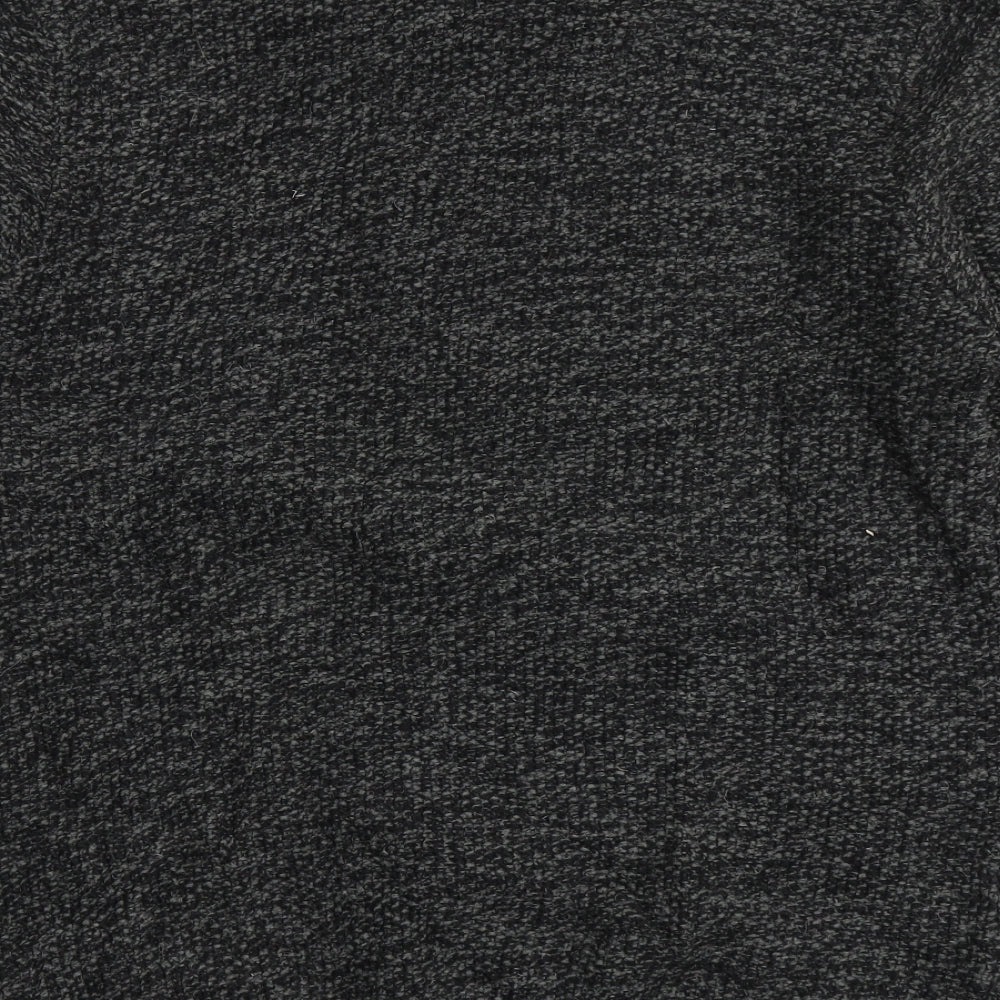 NEXT Mens Grey V-Neck  Acrylic Pullover Jumper Size M