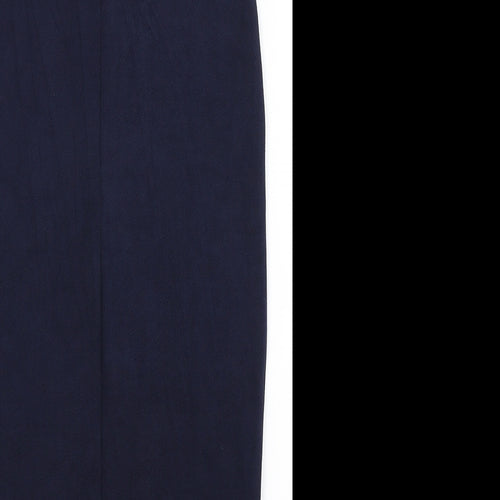 Boohoo Womens Blue  Polyester Bodycon  Size 8  Off the Shoulder