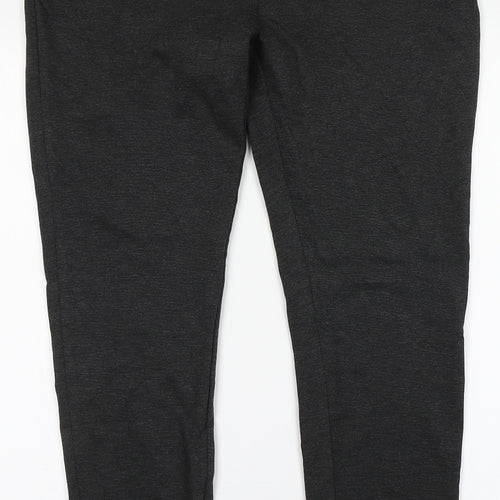 TU Womens Grey  Viscose Trousers  Size 14 L27 in Regular Button