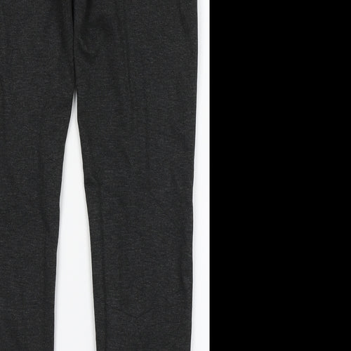 TU Womens Grey  Viscose Trousers  Size 14 L27 in Regular Button