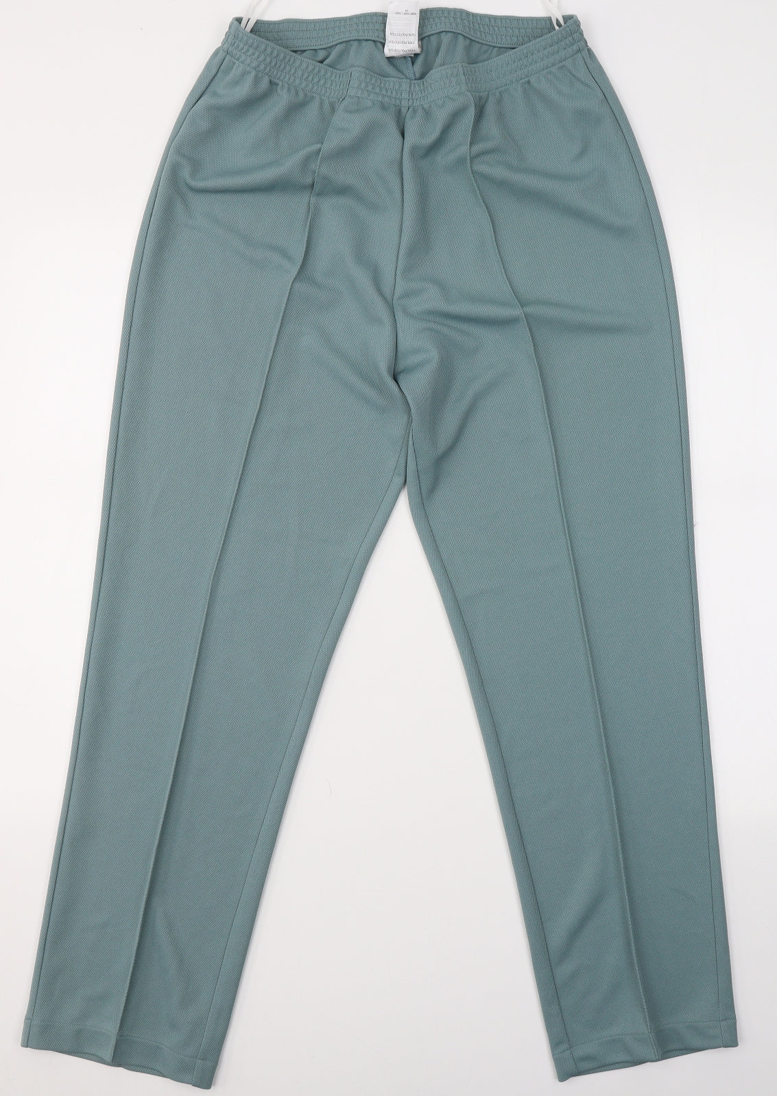 Damart Womens Green  Polyester Trousers  Size 14 L29 in Regular