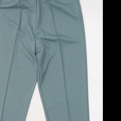 Damart Womens Green  Polyester Trousers  Size 14 L29 in Regular
