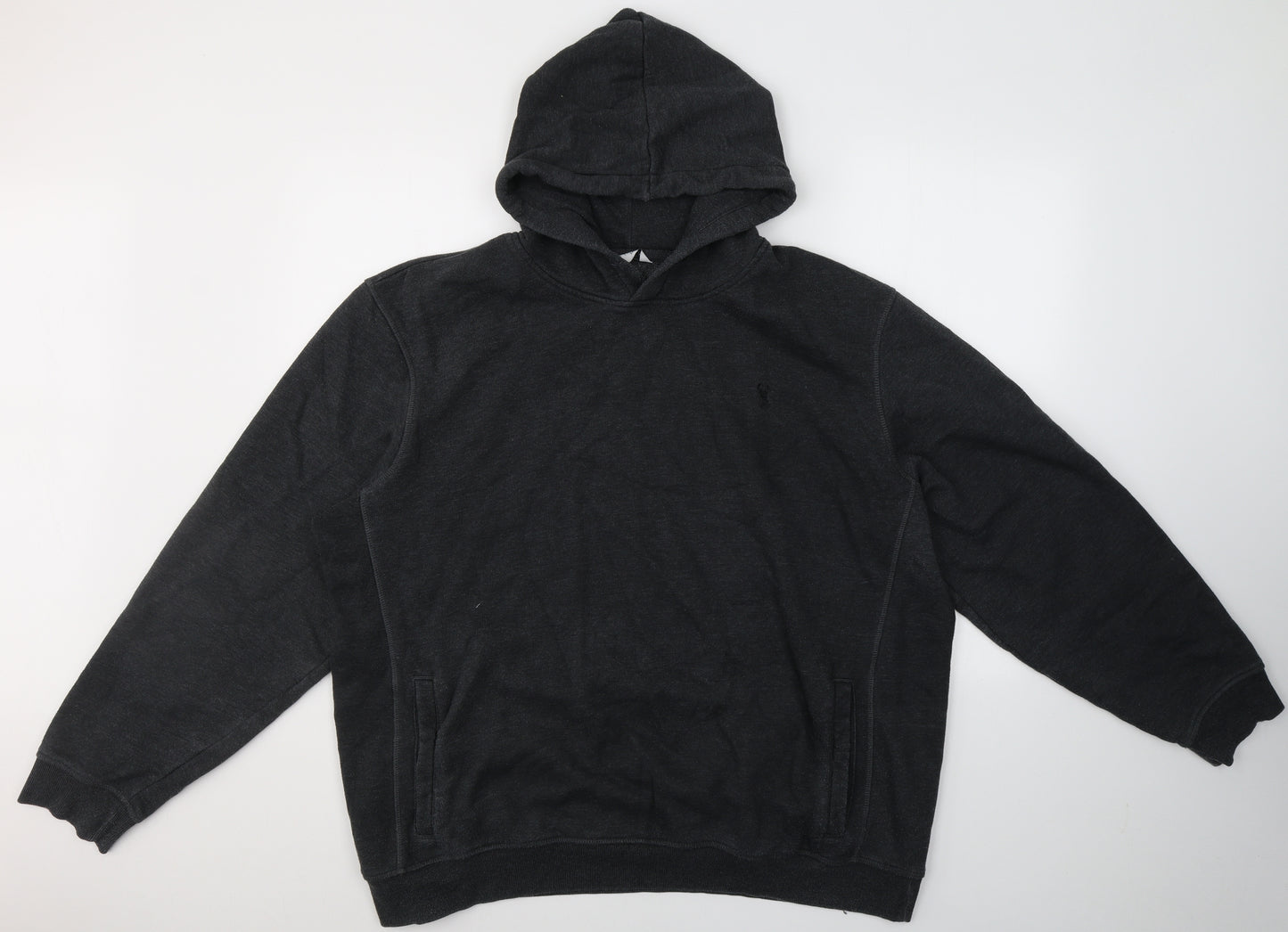 NEXT Mens Grey  Cotton Pullover Hoodie Size 3XL