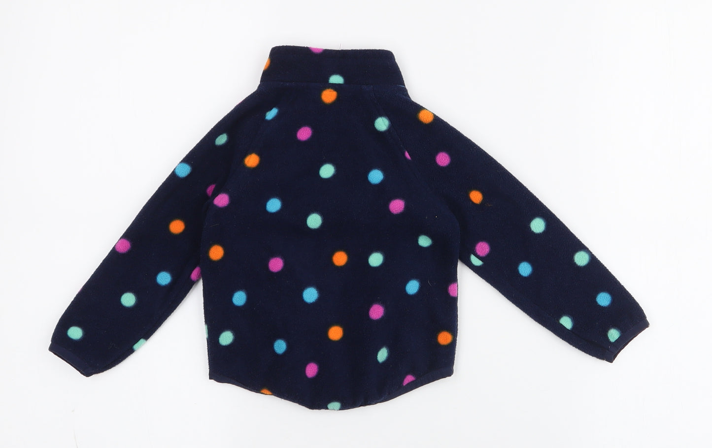 Dunnes Stores Girls Blue Spotted  Jacket  Size 6-9 Months   Zip