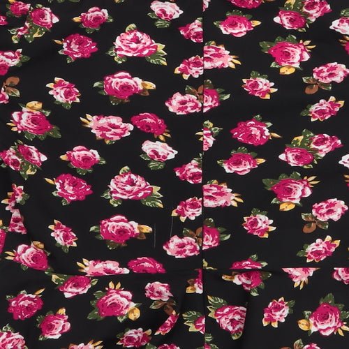 influence Womens Multicoloured Floral Polyester Basic Blouse Size 8 Square Neck