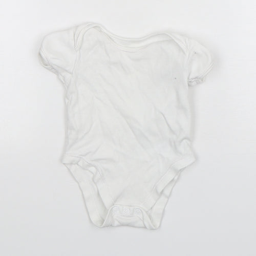 George Baby White  Cotton Leotard One-Piece Size 3-6 Months