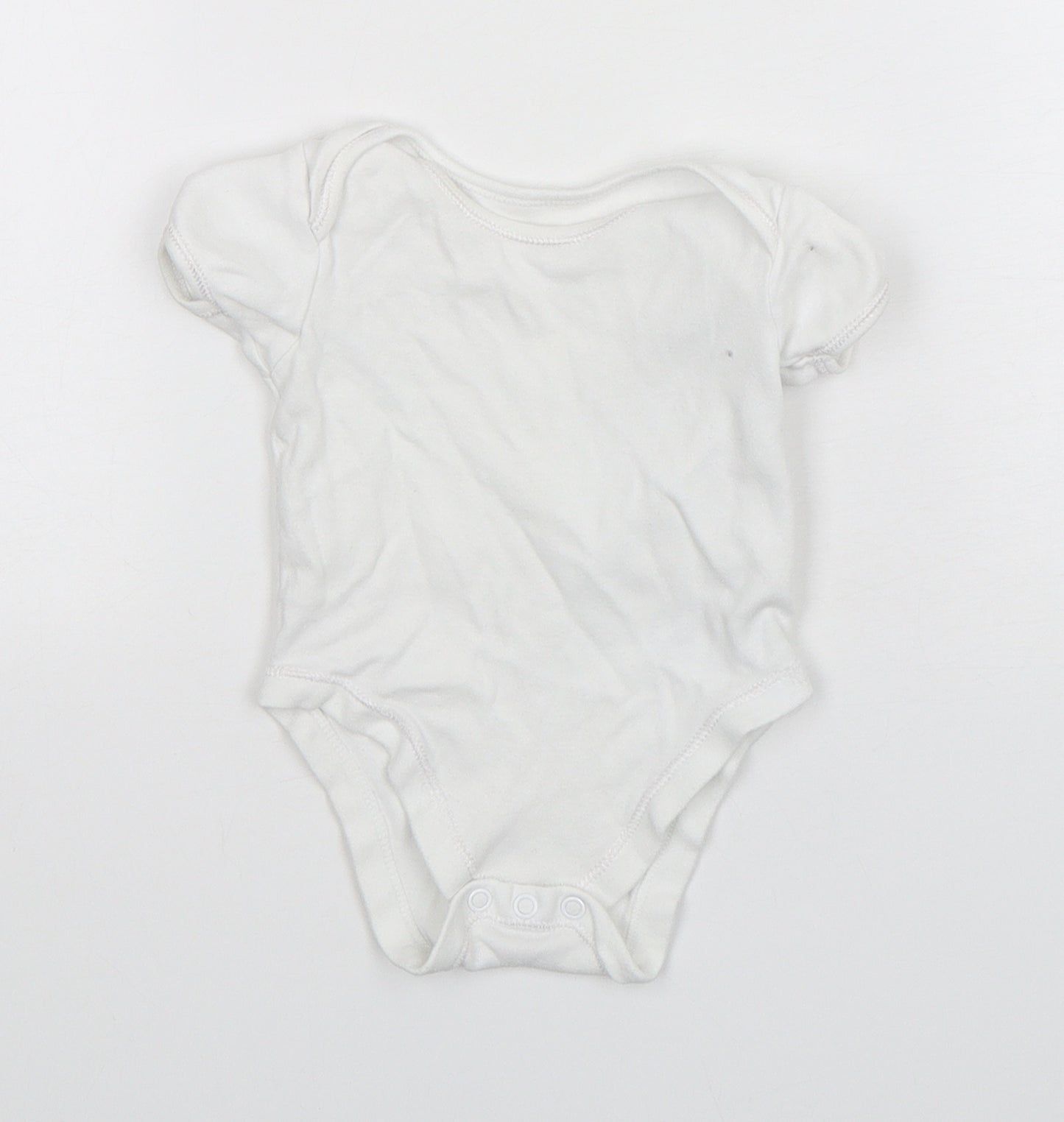 George Baby White  Cotton Leotard One-Piece Size 3-6 Months