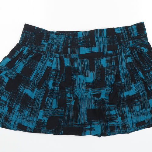 Gap Womens Multicoloured Check Viscose Mini Skirt Size XL