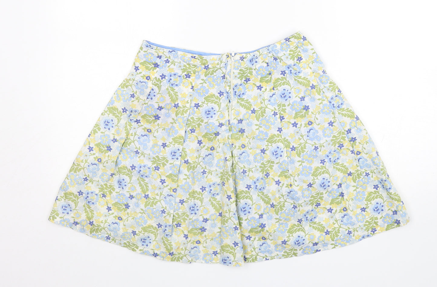Gap Girls Multicoloured Floral Cotton Skater Skirt Size 2XL  Regular Zip