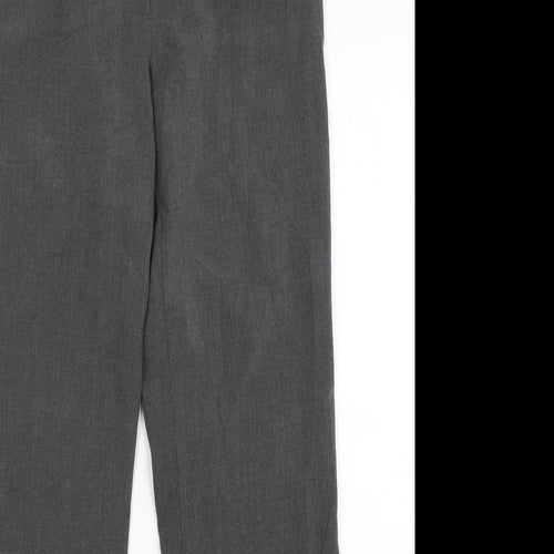 Tu-Chuzy? Womens Grey  Polyester Trousers  Size 8 L30 in Regular Zip