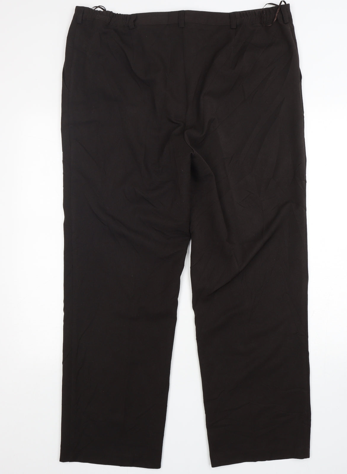 Annabelle  Womens Brown  Polyester Trousers  Size 18 L29 in Regular