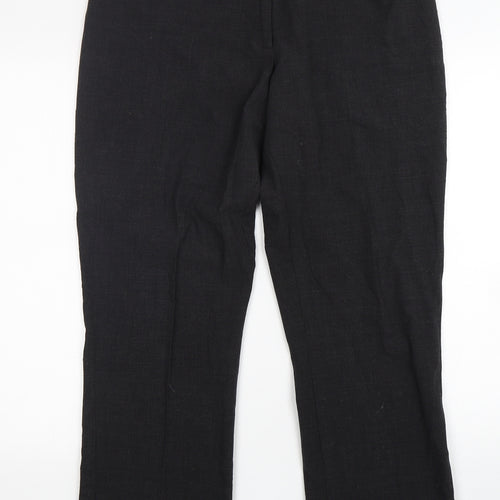 L.O.G.G Womens Grey  Polyester Trousers  Size 16 L30 in Regular Zip