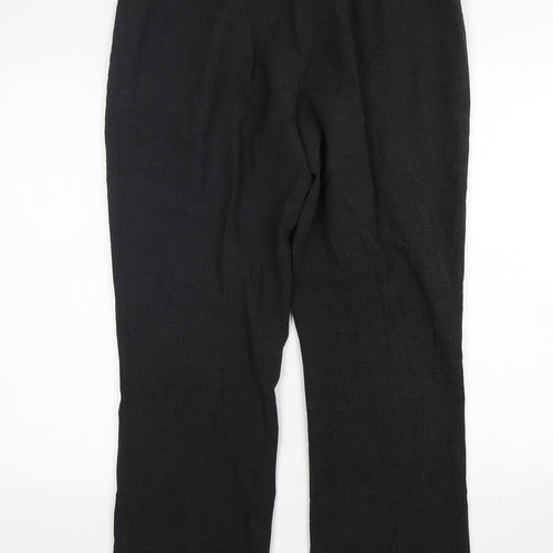 L.O.G.G Womens Grey  Polyester Trousers  Size 16 L30 in Regular Zip
