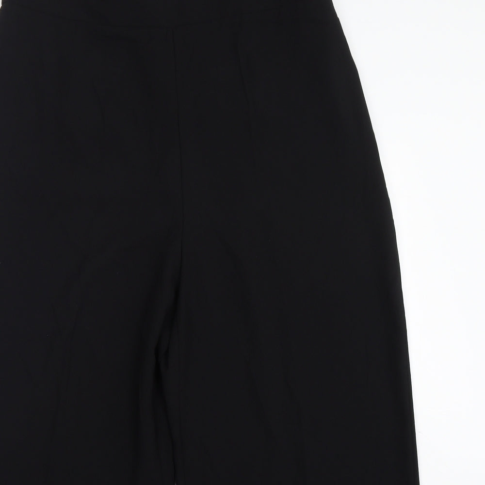 Zara Womens Black  Polyester Trousers  Size 2XL L26 in Regular