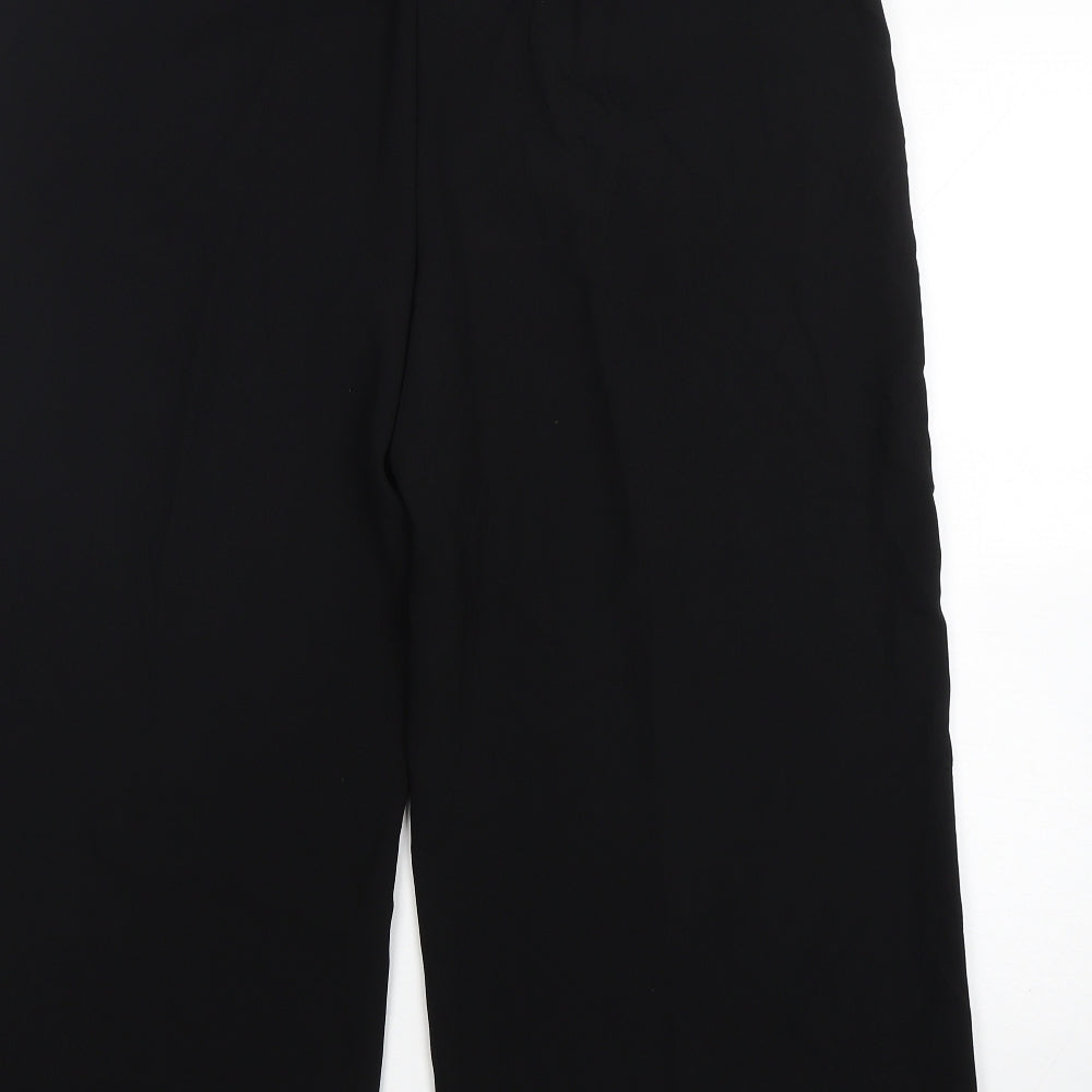 Zara Womens Black  Polyester Trousers  Size 2XL L26 in Regular