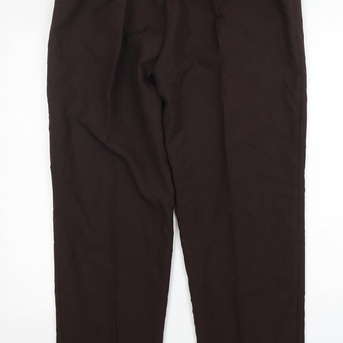 Emma Collection  Womens Brown  Polyester Trousers  Size 18 L30 in Regular