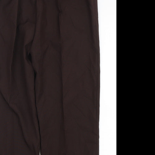 Emma Collection  Womens Brown  Polyester Trousers  Size 18 L30 in Regular