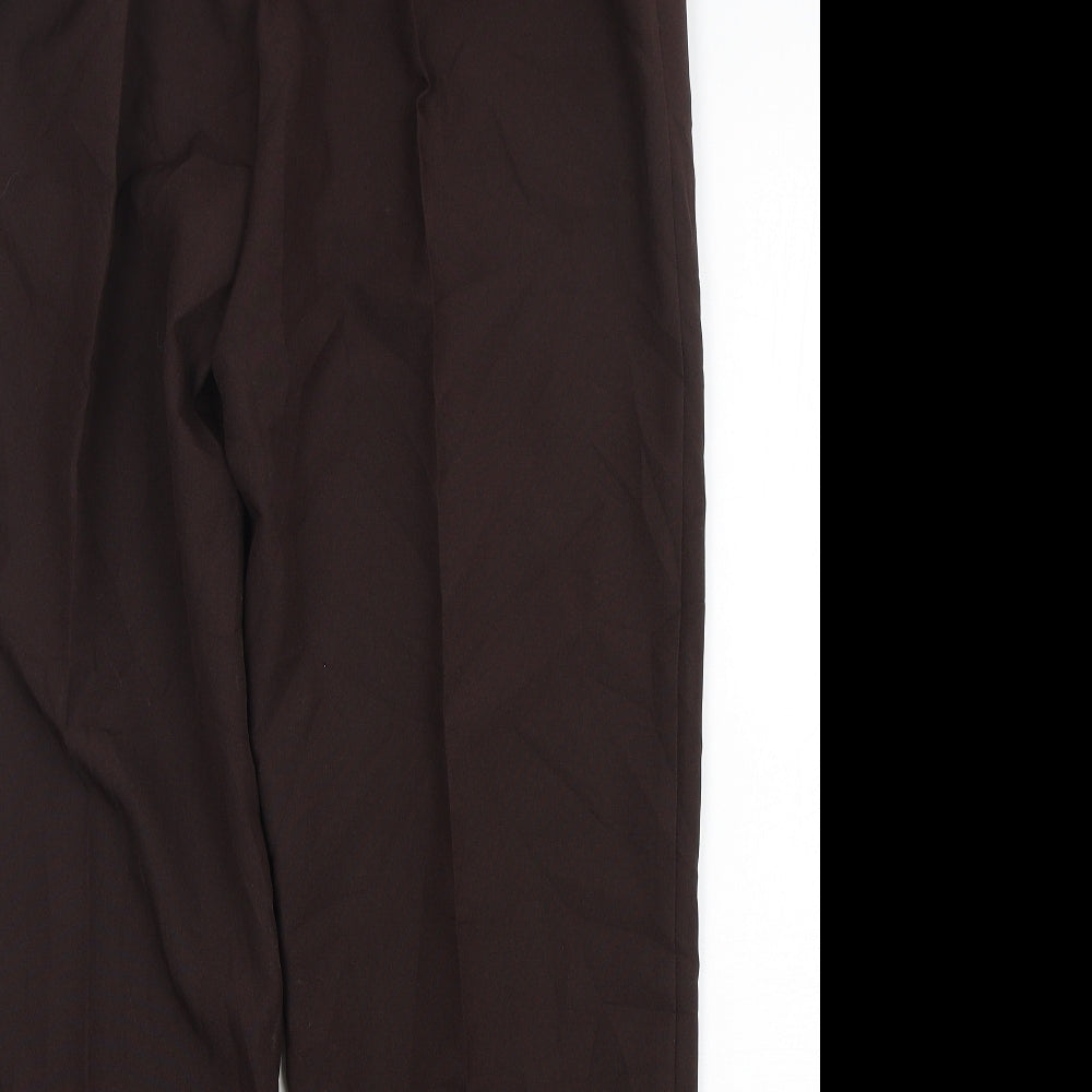 Emma Collection  Womens Brown  Polyester Trousers  Size 18 L30 in Regular