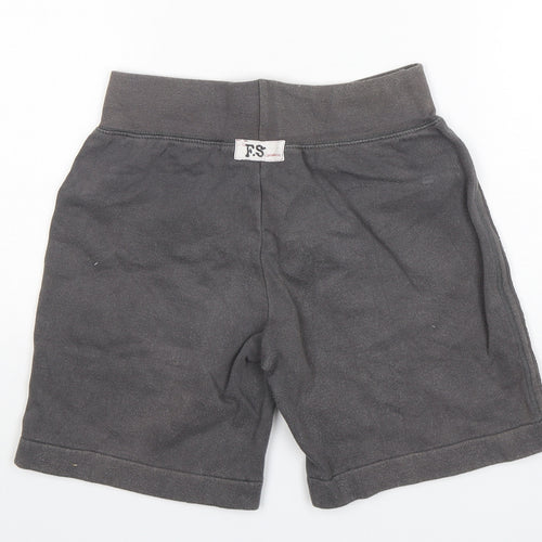 Freespirit Girls Grey  Cotton Sweat Shorts Size 9-10 Years  Regular Drawstring