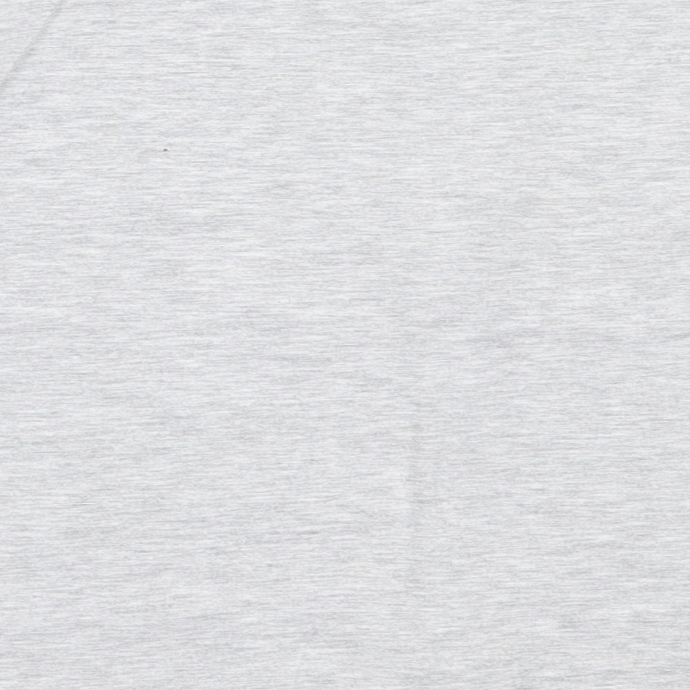 Primark Girls Grey  Cotton Basic T-Shirt Size 10-11 Years Round Neck
