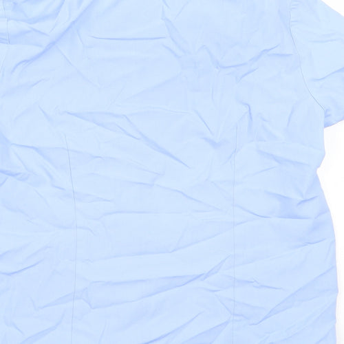 George Boys Blue  Polyester Basic Button-Up Size 8-9 Years Collared  - school